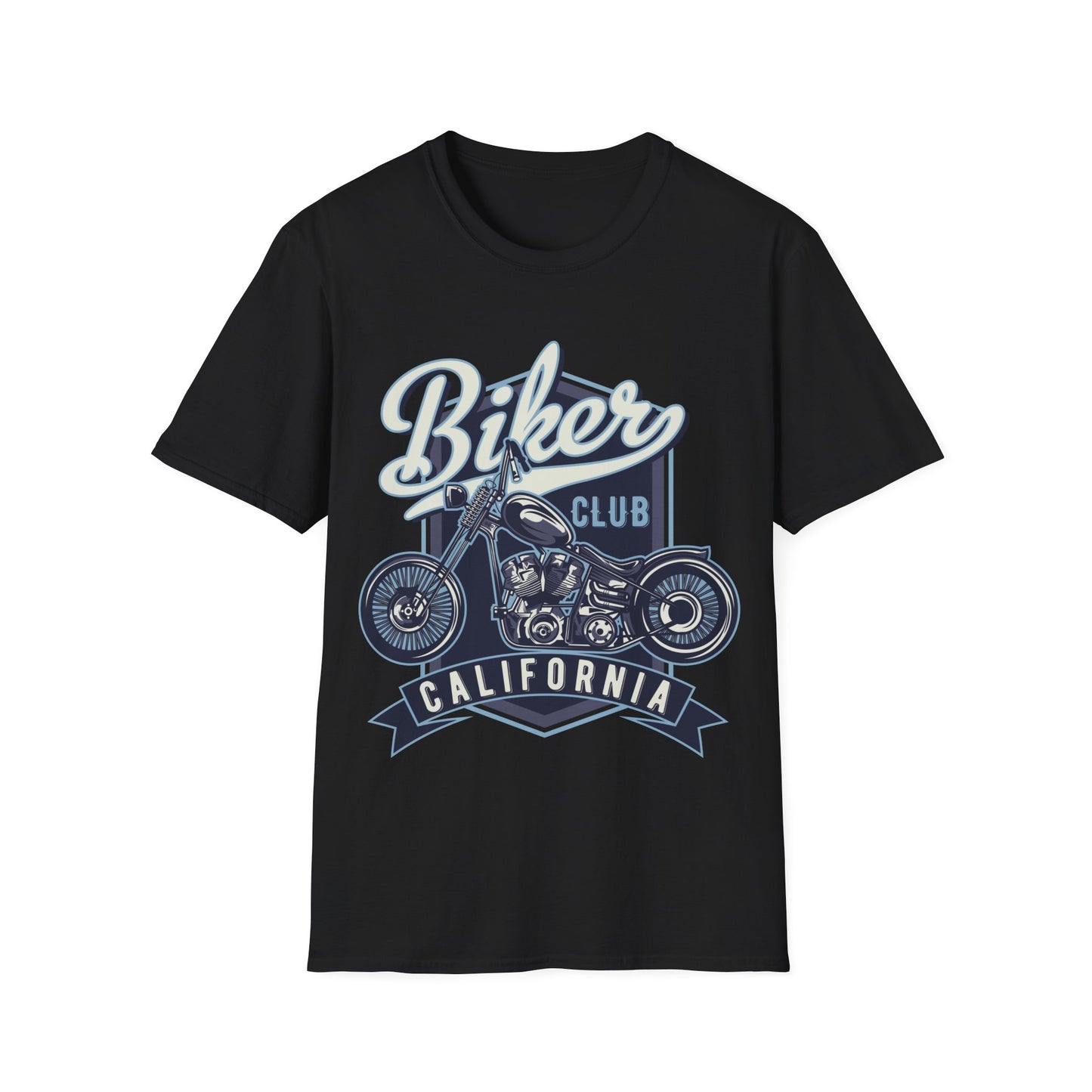 Biker T Shirt Ring Spun Cotton American Vintage Motorcycles