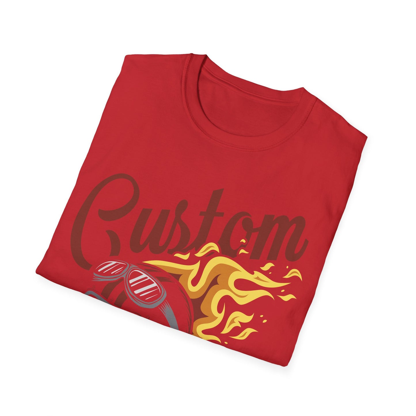 Biker T Shirt Ring Spun Cotton Custom Build & Repair