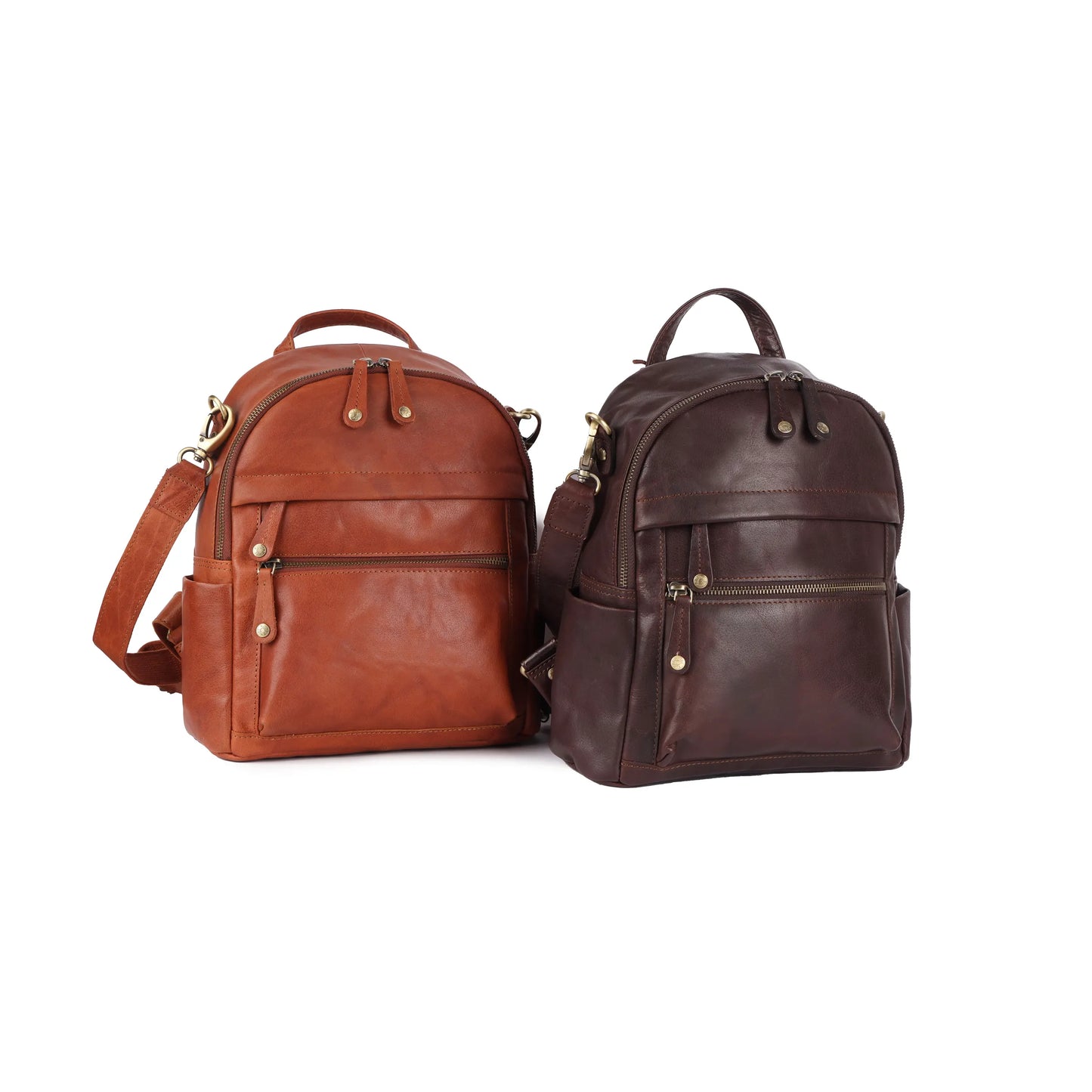 Leather Backpack with Multi-Pocket Design – RH-2626 Pristina