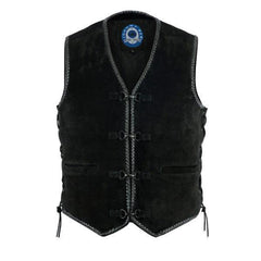 Johnny Reb "Lightning Ridge" Suede Leather Vest JRV10007