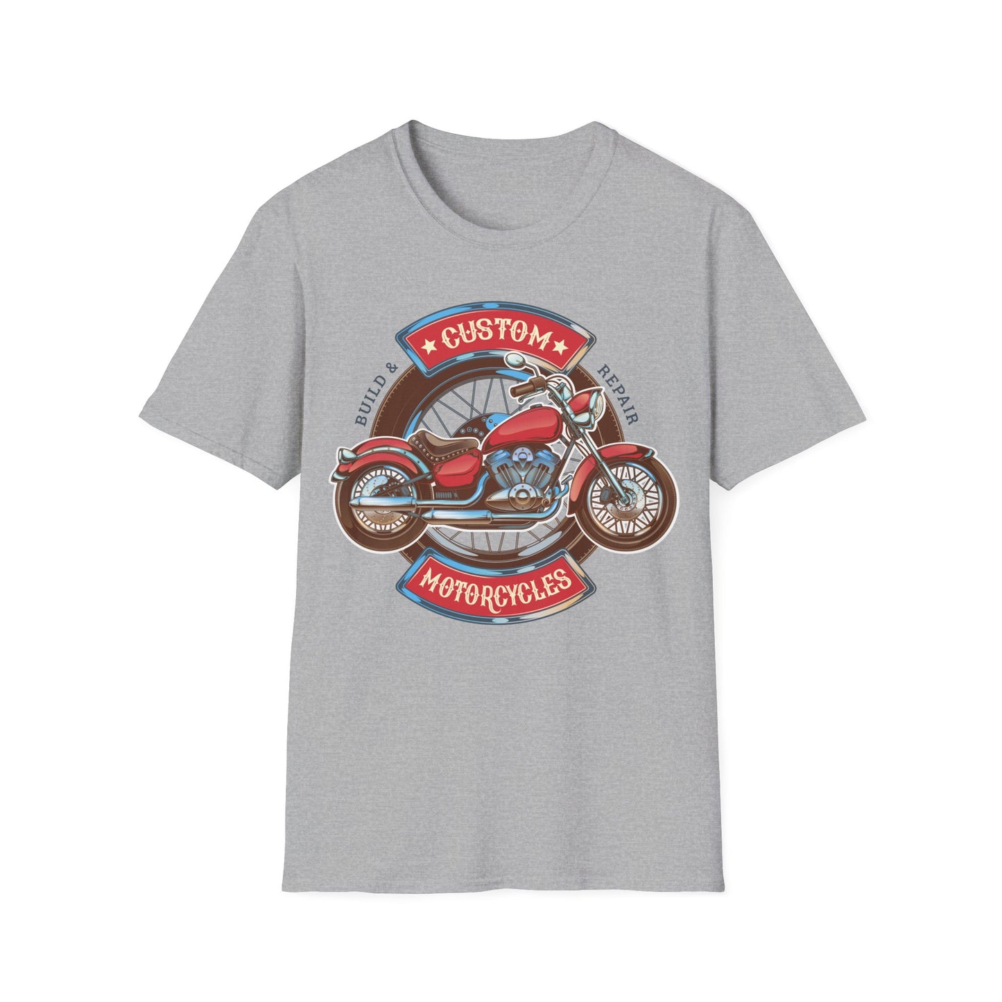 Custom Motorcycles Biker T-Shirt
