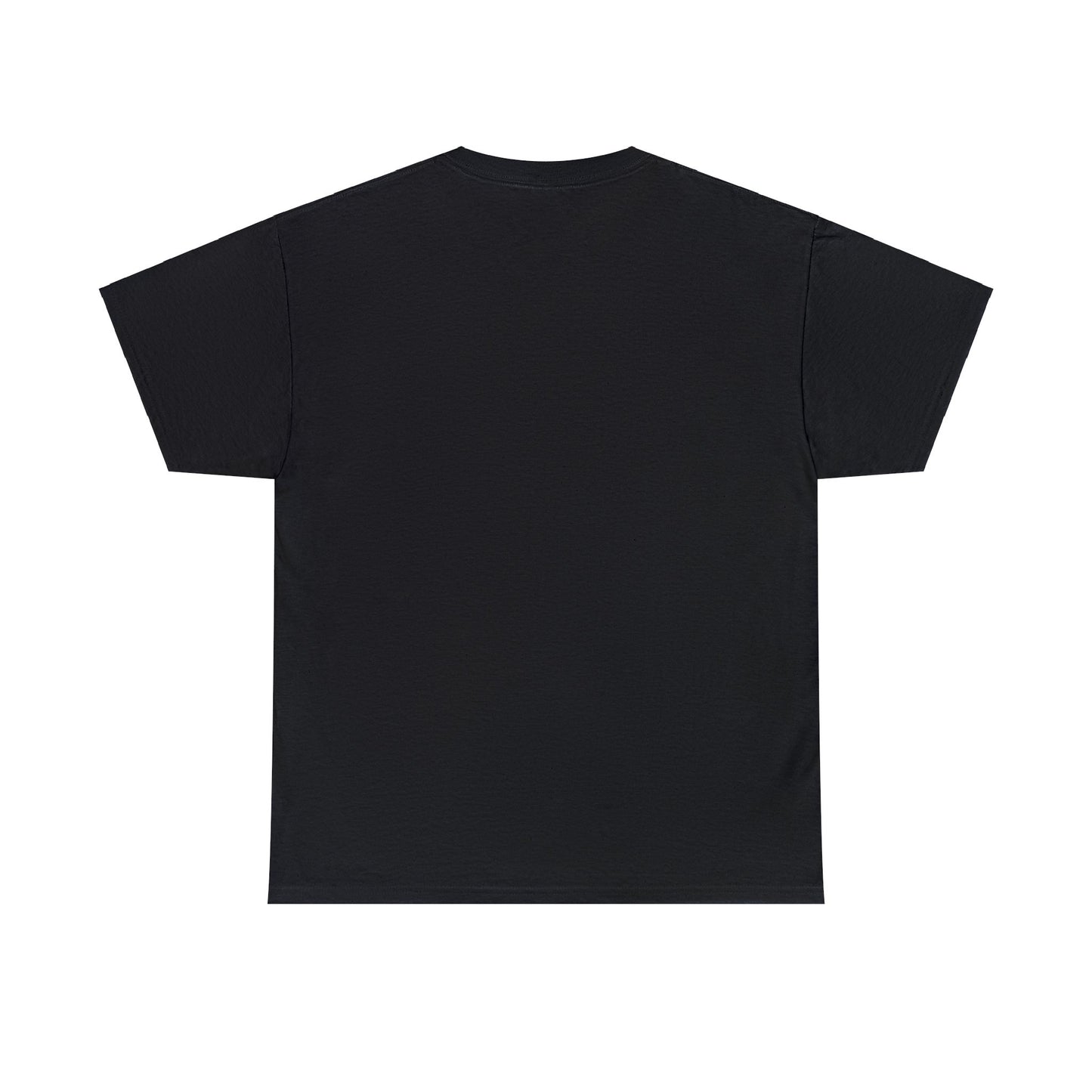 Unisex Heavy Cotton Tee with Neon Skull