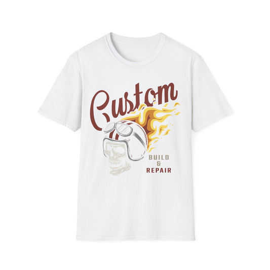 Biker T Shirt  Ring Spun Cotton Custom Build & Repair
