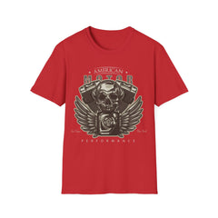 Biker T Shirt  Ring Spun Cotton American Motor Performance
