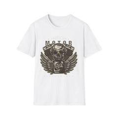 Biker T Shirt  Ring Spun Cotton American Motor Performance