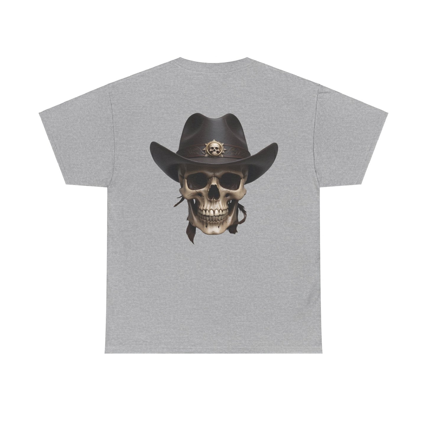 Unisex Heavy Cotton Tee Skull With Stetson