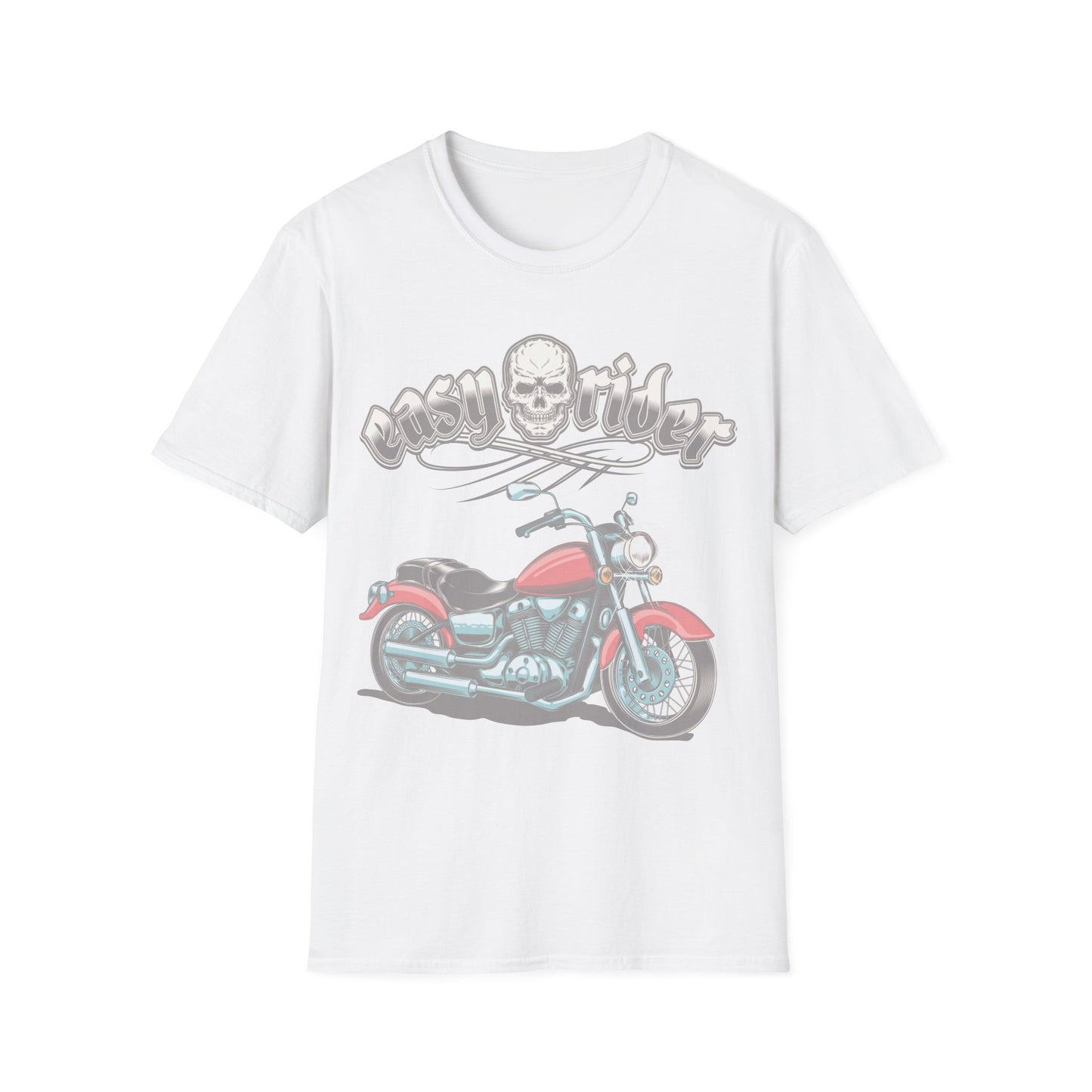 Biker T Shirt  Ring Spun Cotton Easy Rider