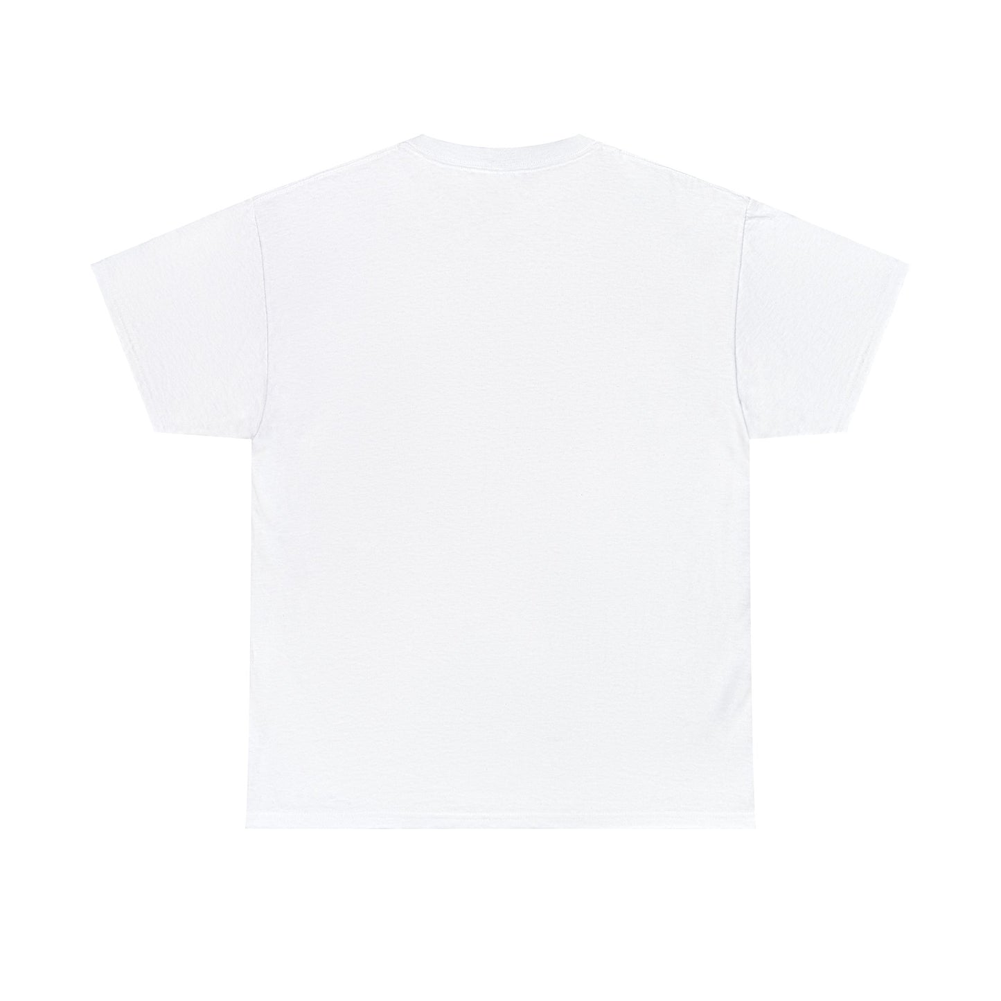 Unisex Heavy Cotton Tee with Neon Skull