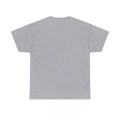 Unisex Heavy Cotton Tee with Boot Sketch Print