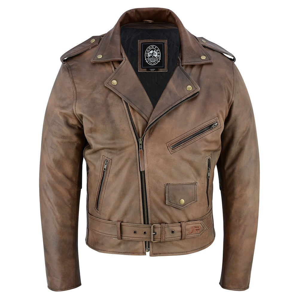 Brando Style Leather Motorcycle Jacket