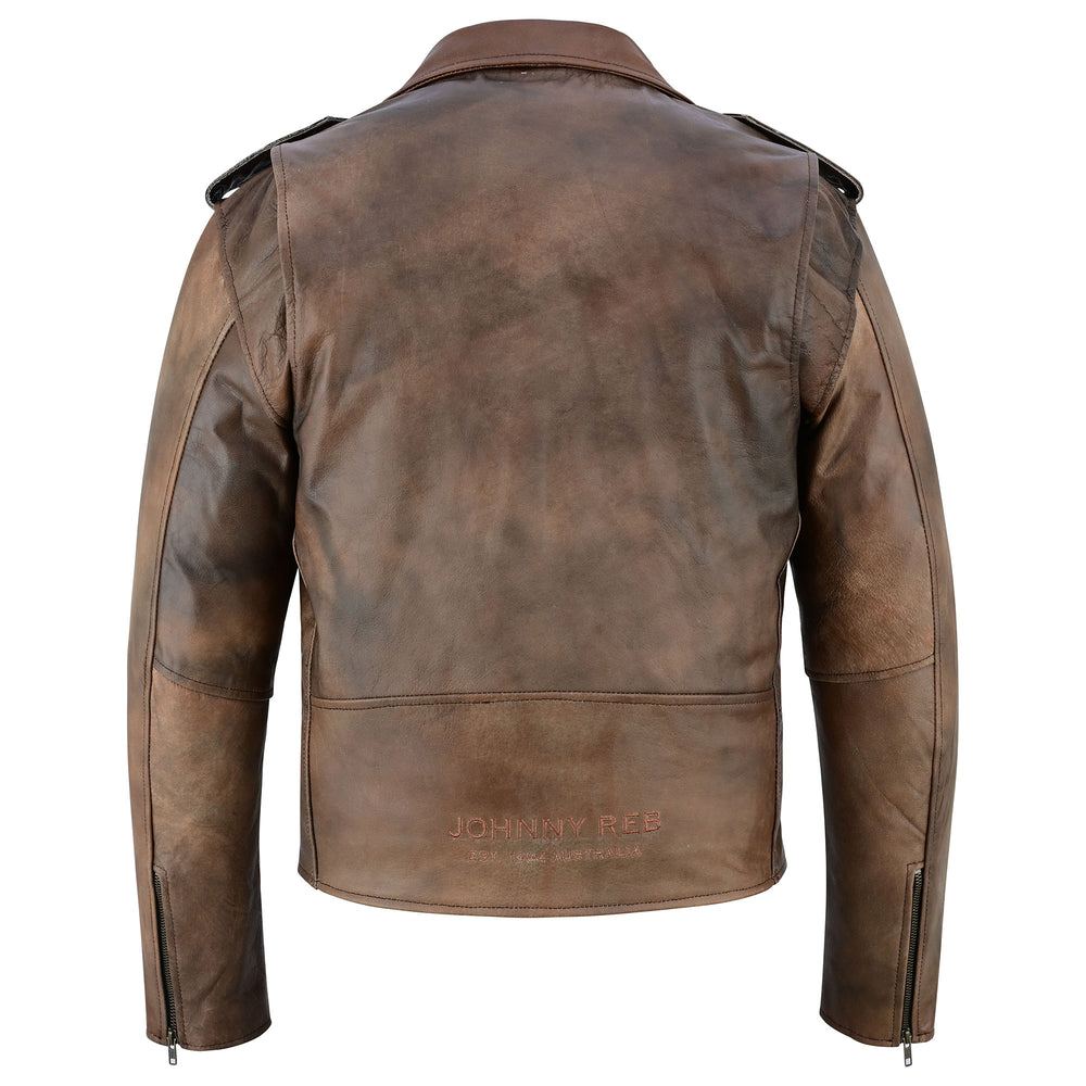 Brando Style Leather Motorcycle Jacket JRJ10039
