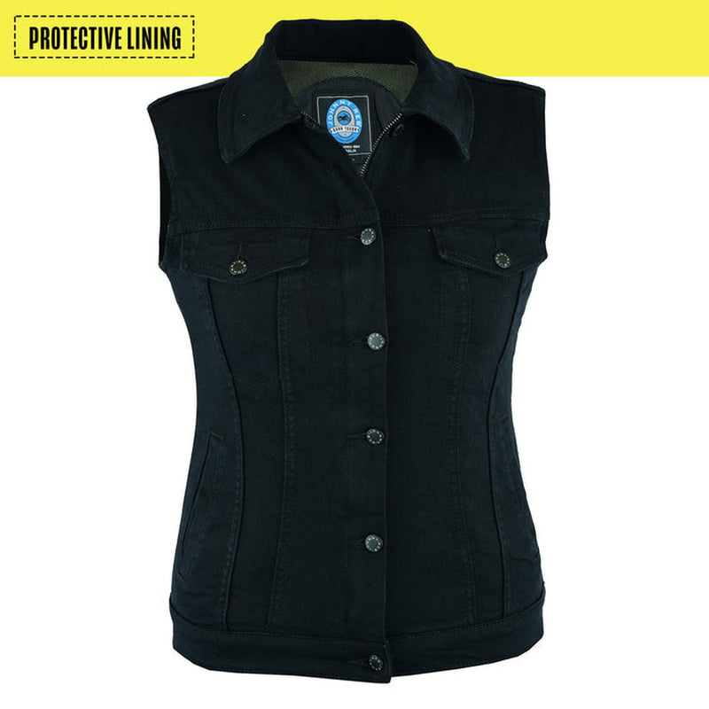 WOMEN'S GLENBROOK PROTECTIVE DENIM VEST-JRV10029