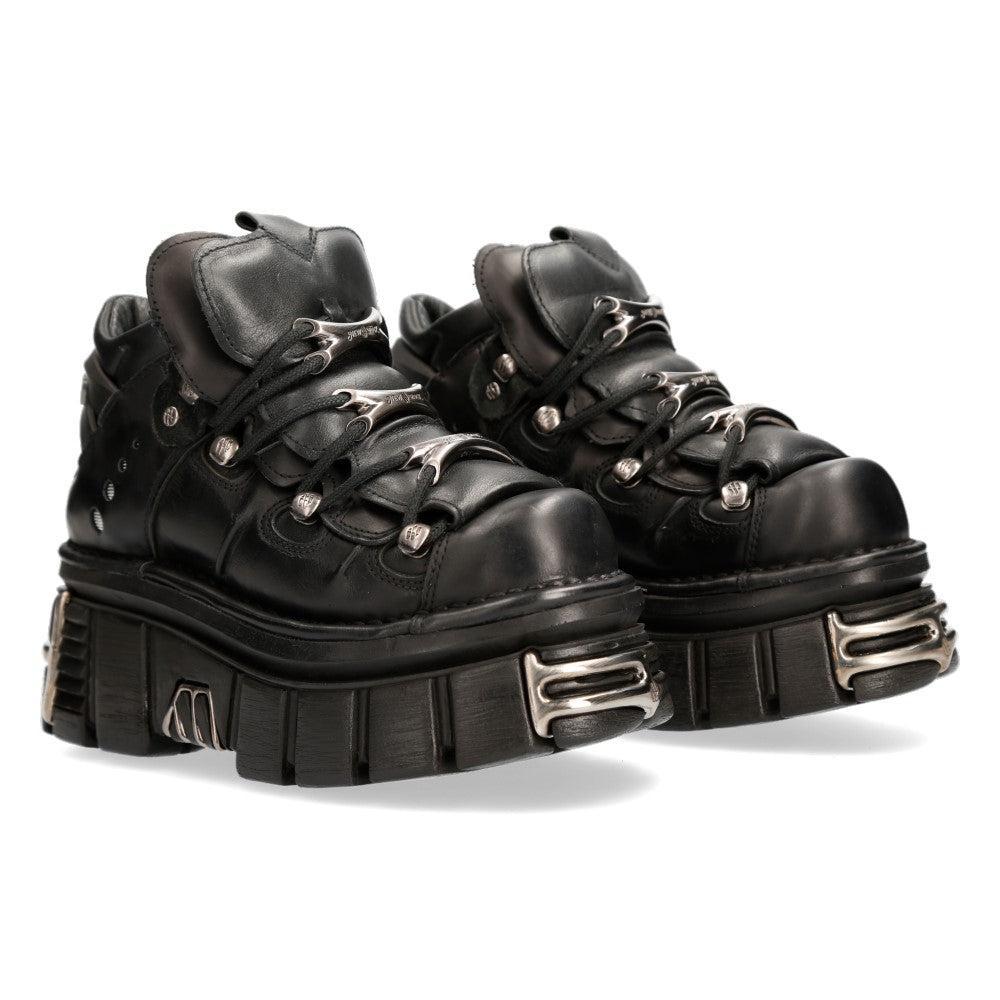 New Rock - Metallic Ankle Boot M-106-S112
