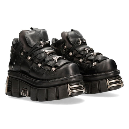 New Rock - Metallic Ankle Boot M-106-S112