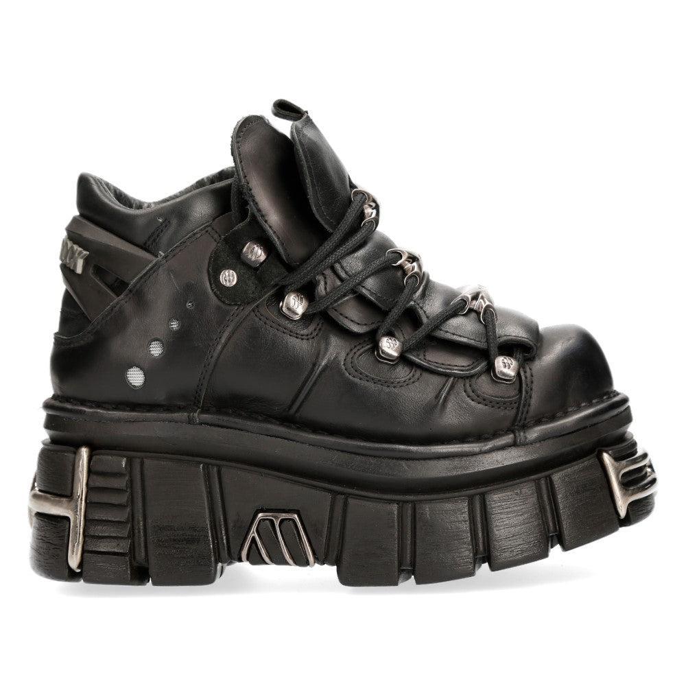 New Rock - Metallic Ankle Boot M-106-S112