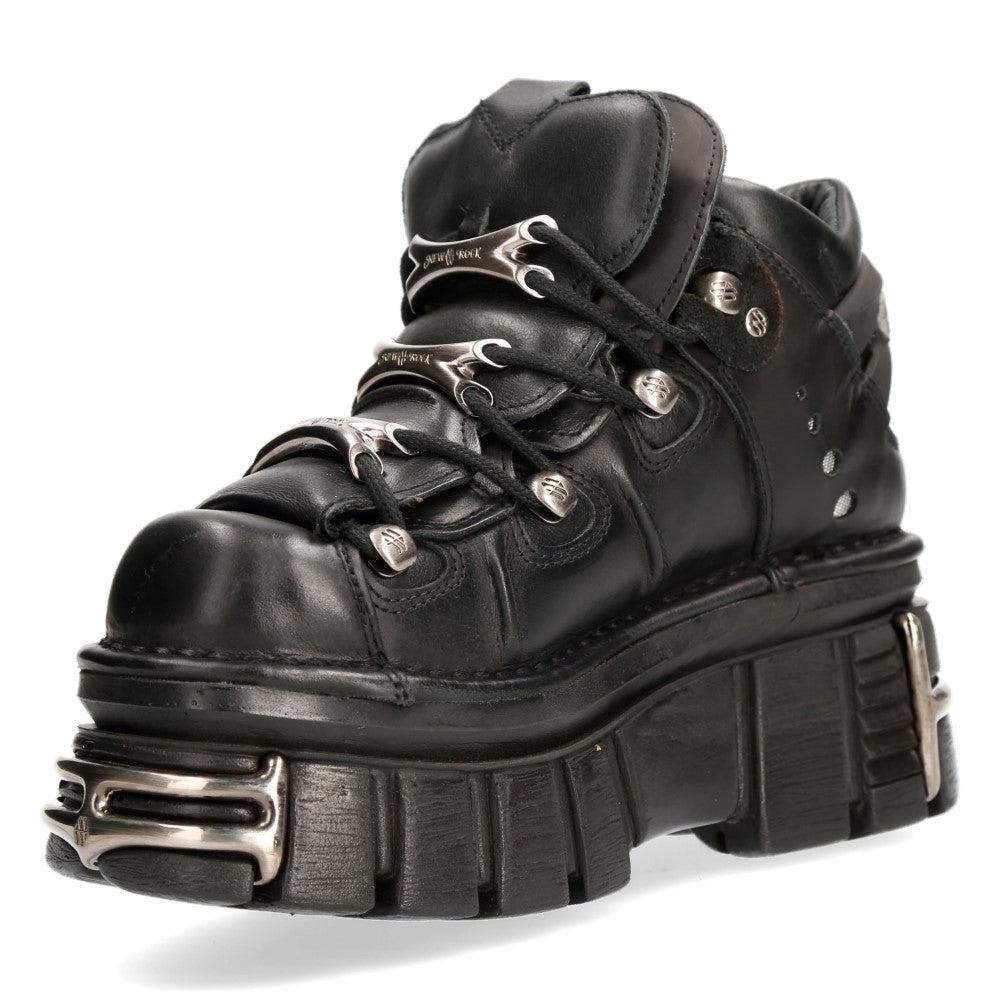 New Rock - Metallic Ankle Boot M-106-S112