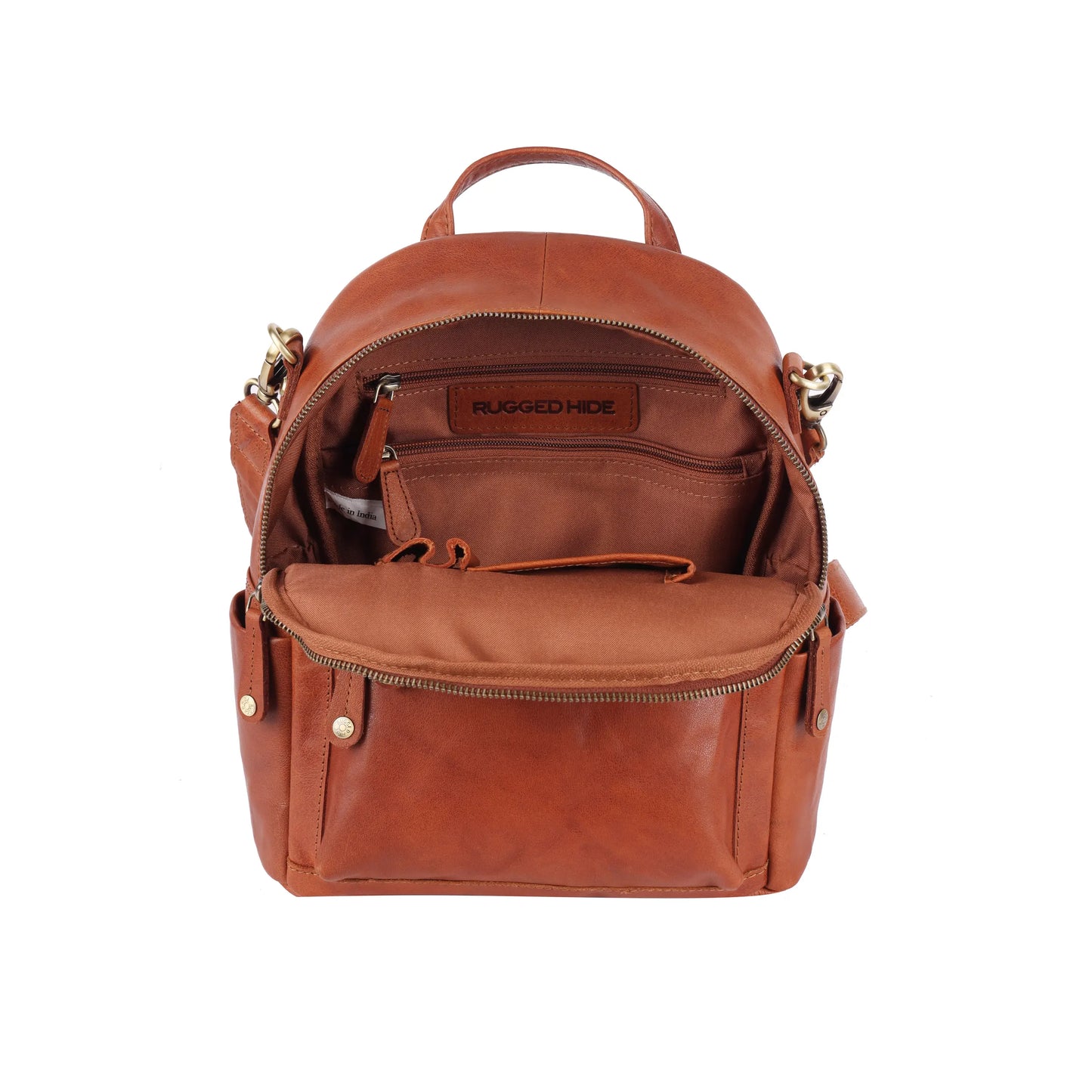 Leather Backpack with Multi-Pocket Design – RH-2626 Pristina