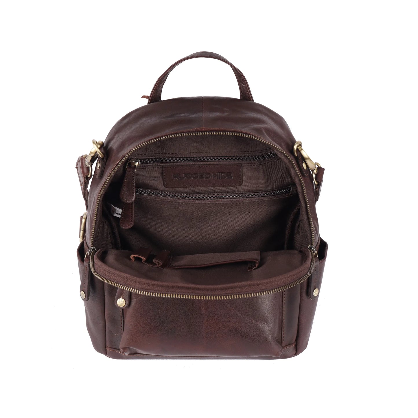 Leather Backpack with Multi-Pocket Design – RH-2626 Pristina