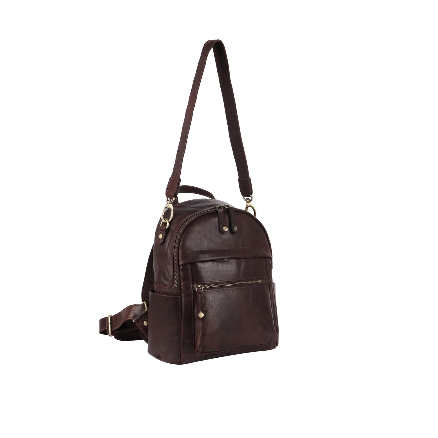 Leather Backpack with Multi-Pocket Design – RH-2626 Pristina