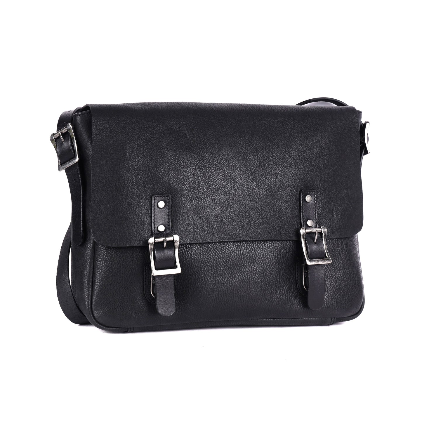Unisex Leather Satchel with Camera Lock – RH-6036 Stanley