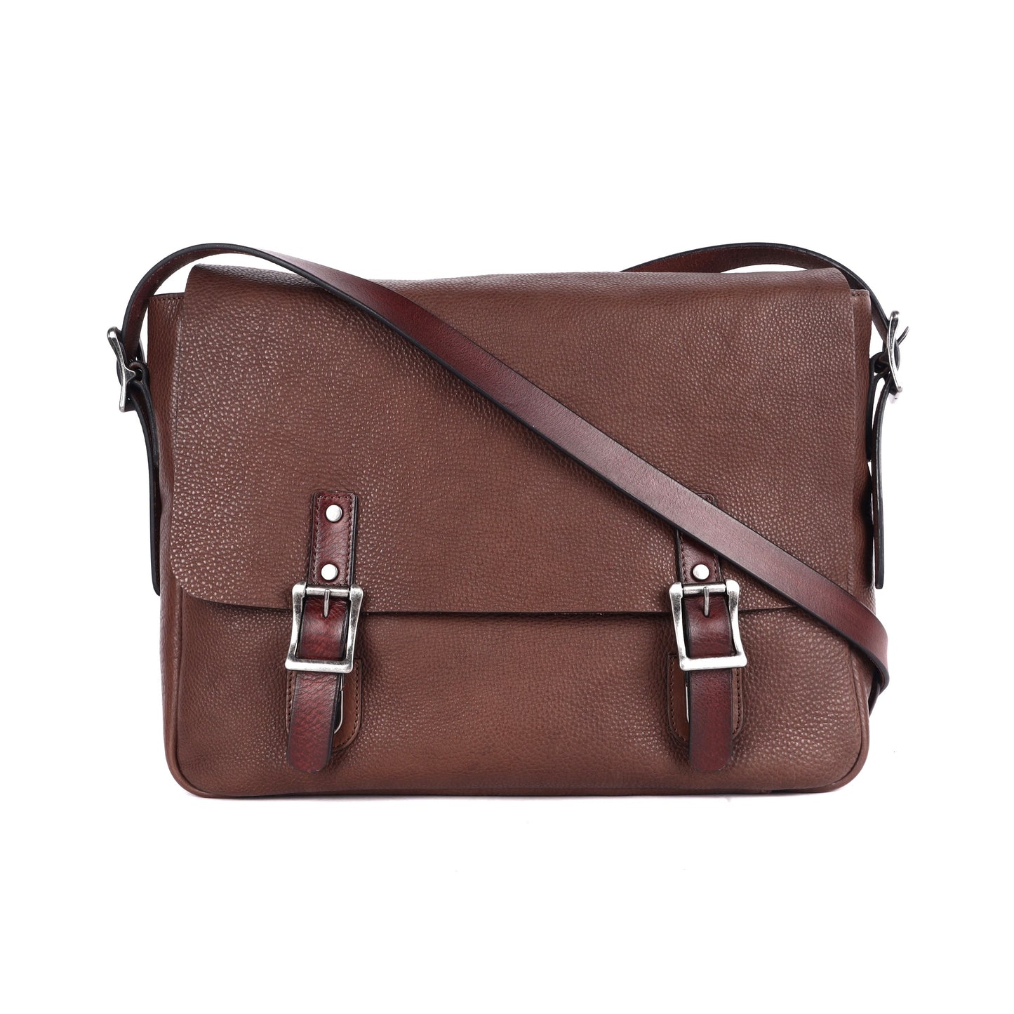 Unisex Leather Satchel with Camera Lock – RH-6036 Stanley