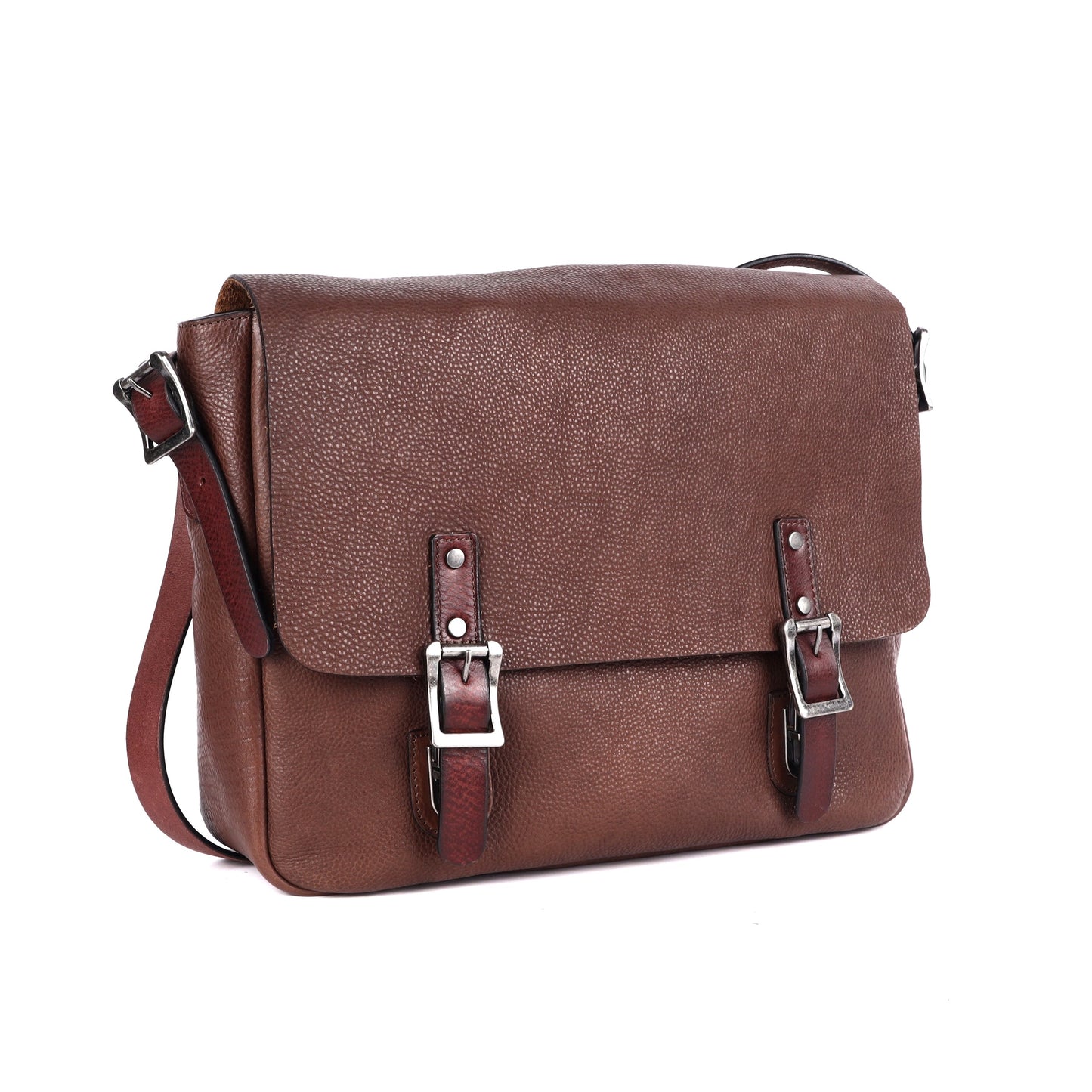 Unisex Leather Satchel with Camera Lock – RH-6036 Stanley