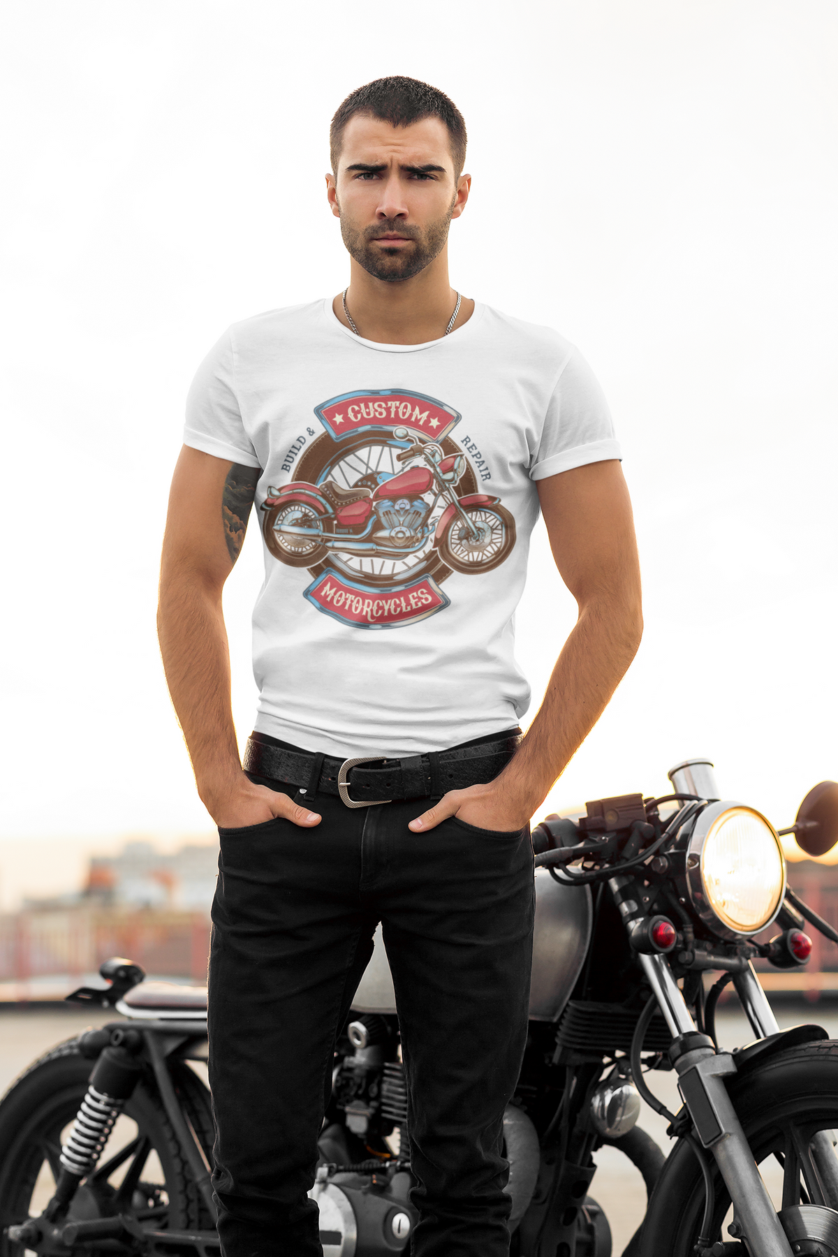 Biker Merch Biker T Shirt Custom Motorcycles – Wicked Gear