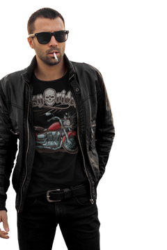 Biker T Shirt  Ring Spun Cotton Easy Rider