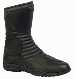 Leather Motorcycle Boot With Shin Protection