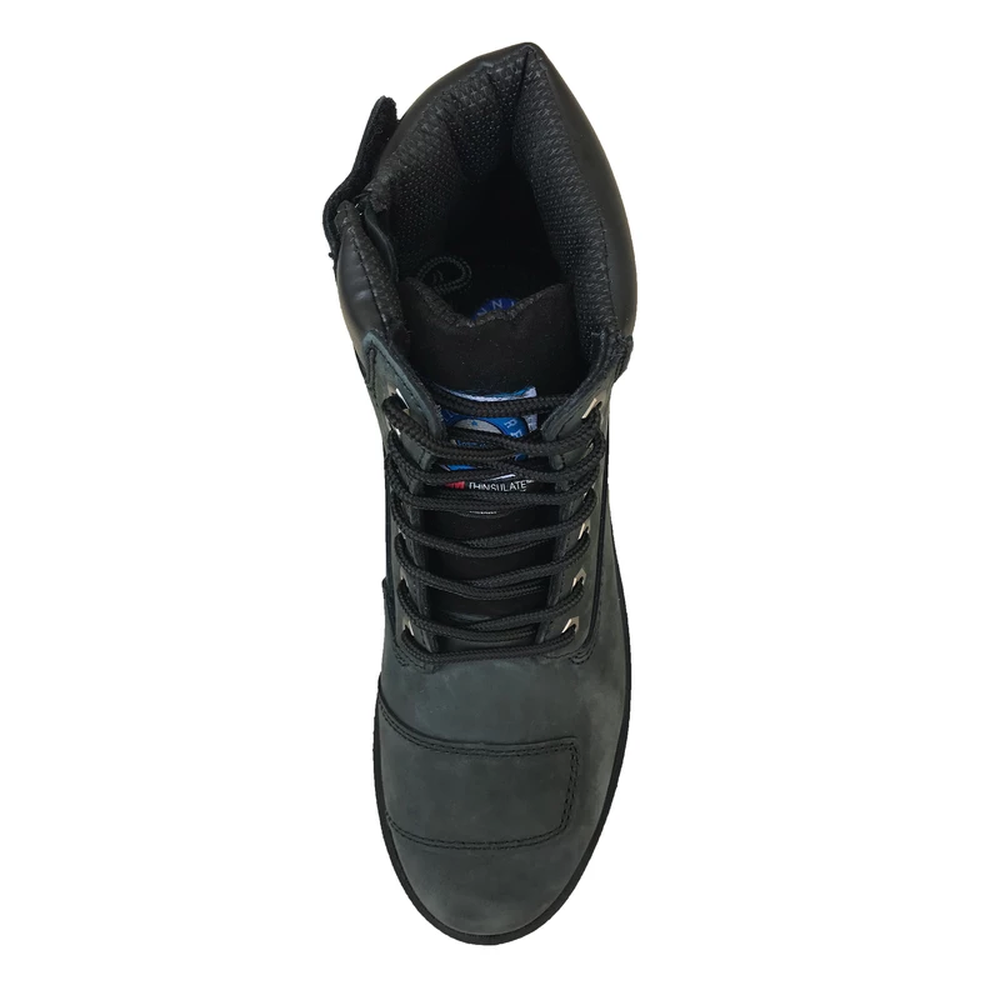 Johnny Reb Rumble Motorcycle Motorbike Boots-Black Cruiser Biker