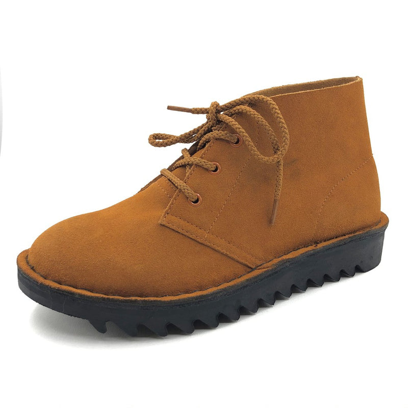 Original Rollers Ripple Sole 3 Eye Desert Boots -Harley Tan Suede-NEW In Stock Now!