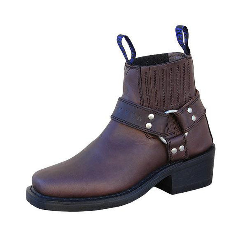 Johnny Reb Classic Short Womens Riding Boots Choc-JR80200-womens Boots-Wicked Gear