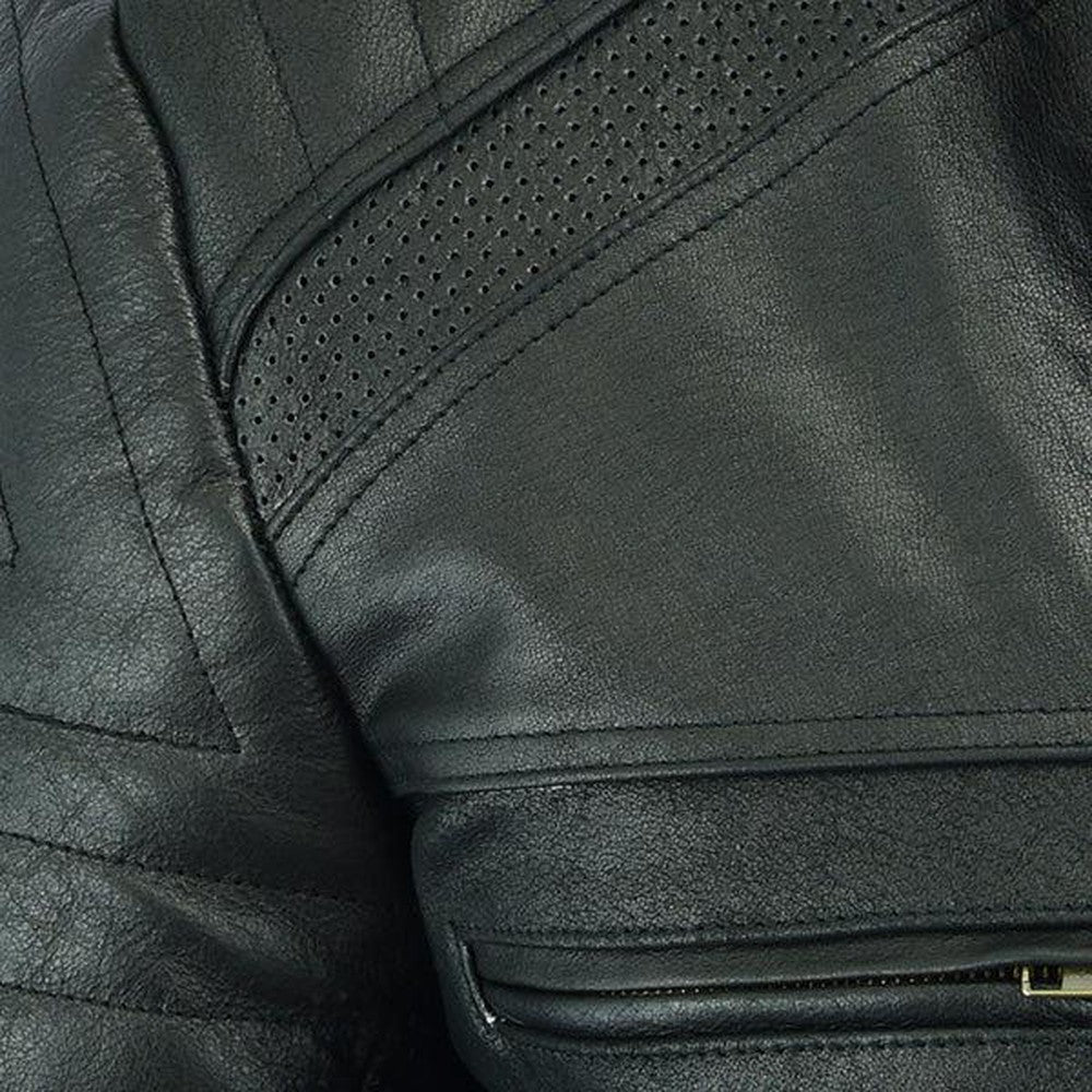 Johnny Reb 'Botany' Vintage Leather Jacket JRJ10015-mens leather jackets-Wicked Gear