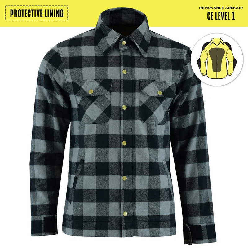 Men's Waratah Protective Jacket -Charcoal