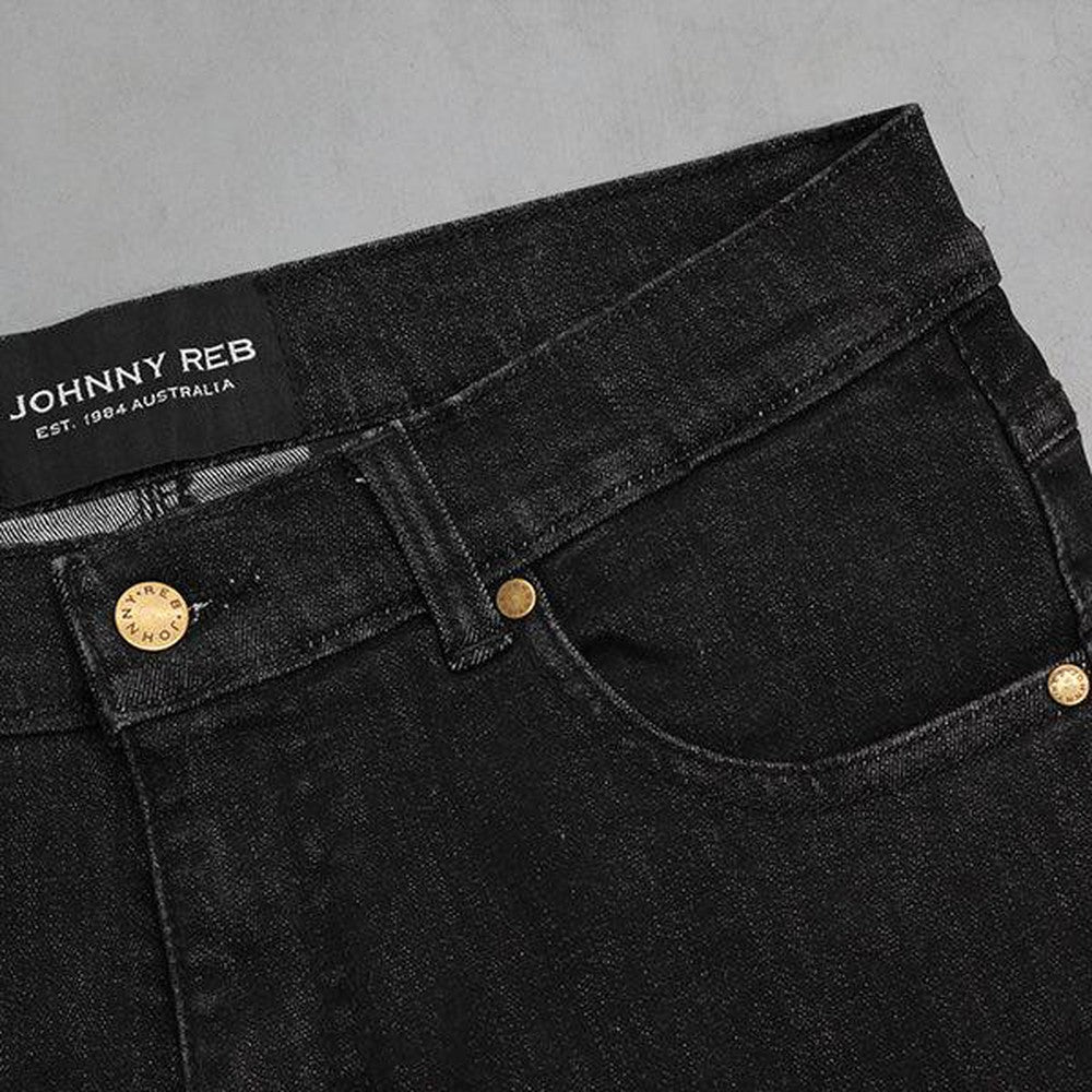 Johnny Reb Classic Fit Black Protective Jeans With Armour JRK10008
