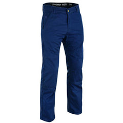 Mens Protective Indigo Blue Cotton Pants With Removable Armour JRK10023