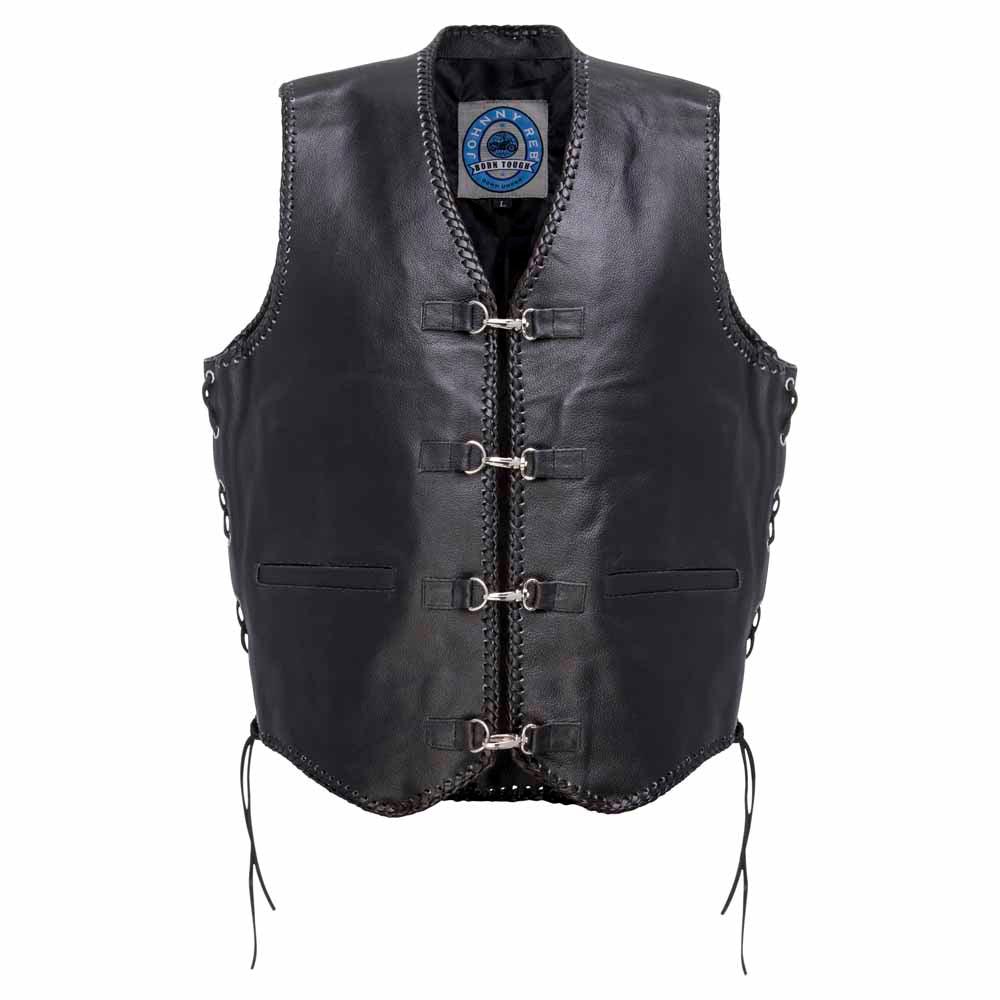 Johnny Reb Capricorn Leather Motorcycle Vest JRV10001