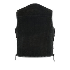 Johnny Reb "Lightning Ridge" Suede Leather Vest
