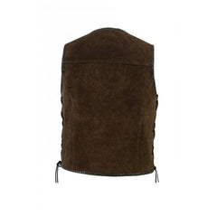 Johnny Reb "Gillies' Suede Leather Vest JRV10010