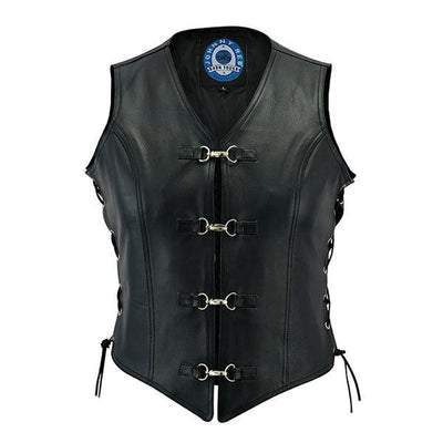 Johhny Reb Womens Saphire Leather Vest JRV10014