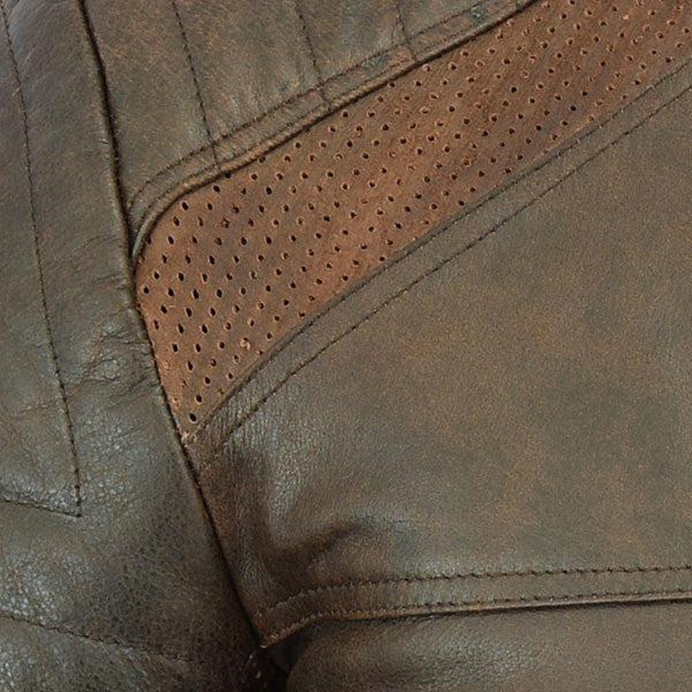 Johnny Reb 'Botany' Vintage Leather Jacket-Brown JRJ10014