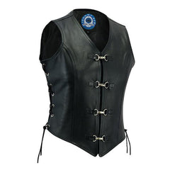 Johhny Reb Womens Saphire Leather Vest