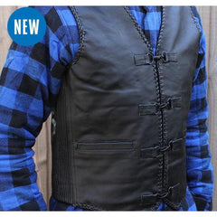 Johnny Reb "Murray" Leather Vest JRV10018