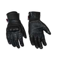 Perforated And Breathable Leather Glove Zeus-Gloves-Wicked Gear