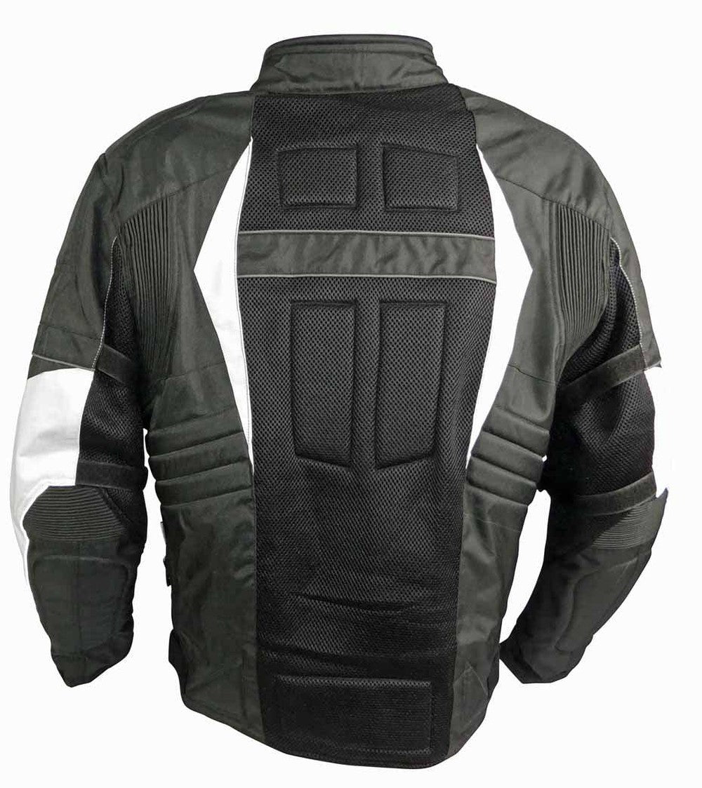 Saturn Summer Jacket With Removable Liner-mens textile jackets-Wicked Gear